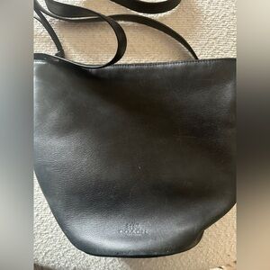 Coach Black Leather Shoulder Hobo Bag